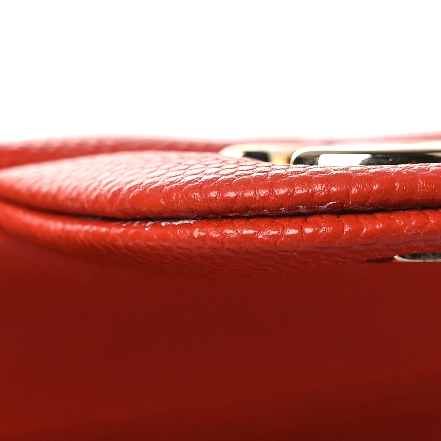 Chanel Caviar Quilted Medium Double Flap Light Red 11 of 12