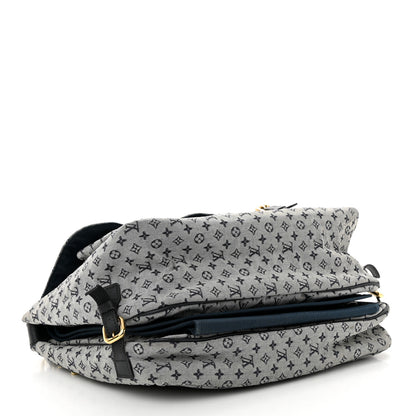 Louis Vuitton LOUIS VUITTON Mini Lin Sac a Langer Diaper Bag Blue 4 of 17