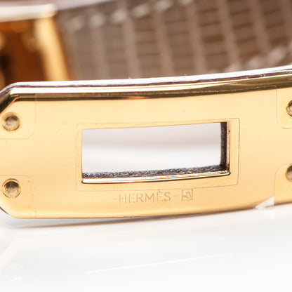 Hermes Niloticus Lizard Kelly Double Tour Bracelet S Ficelle 3 of 7
