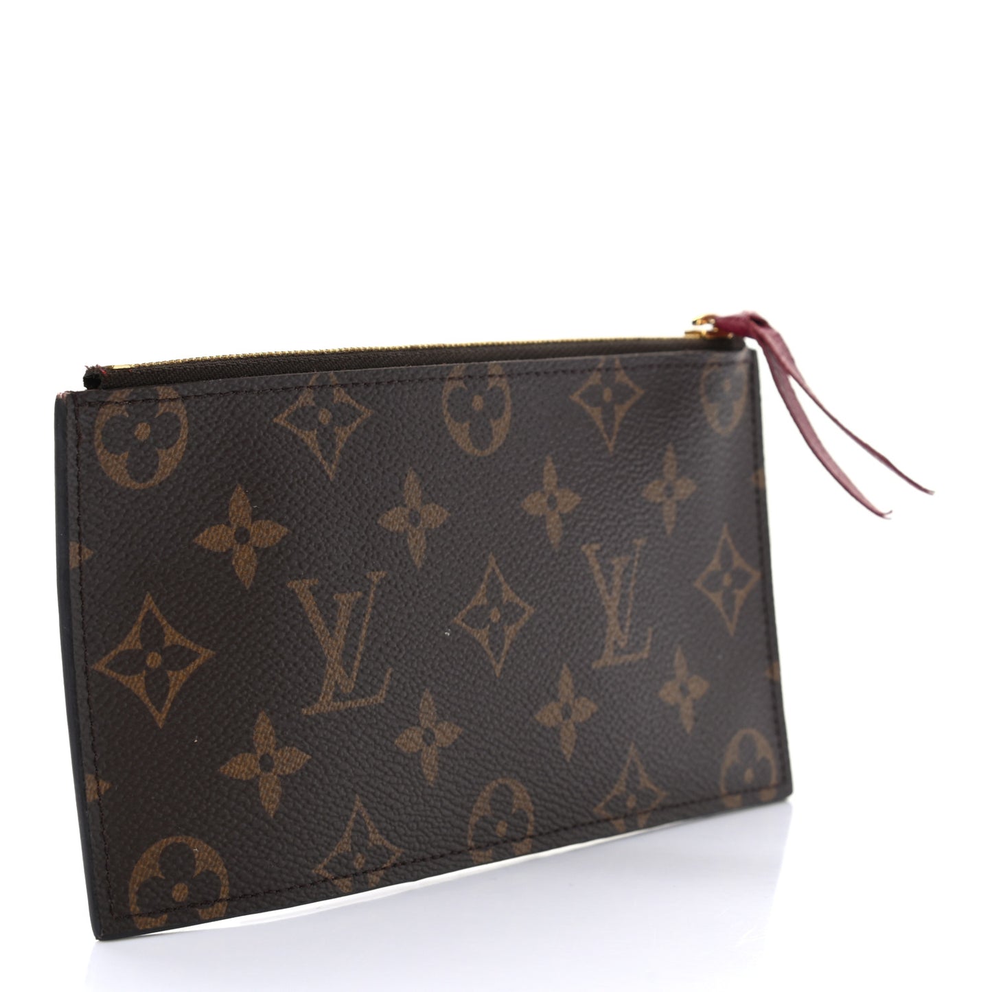 Monogram Felicie Chain Wallet Zippered Insert Fuchsia