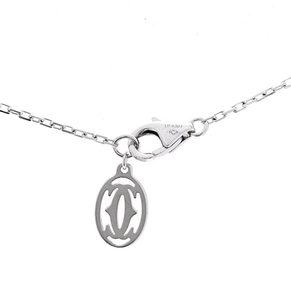 Cartier 18K White Gold Diamond LM D'Amour Pendant Necklace 5 of 5