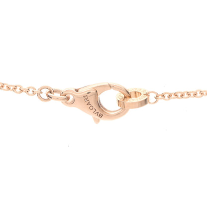 Bulgari 18K Rose Gold White Ceramic B.Zero1 Pendant Necklace 4 of 8