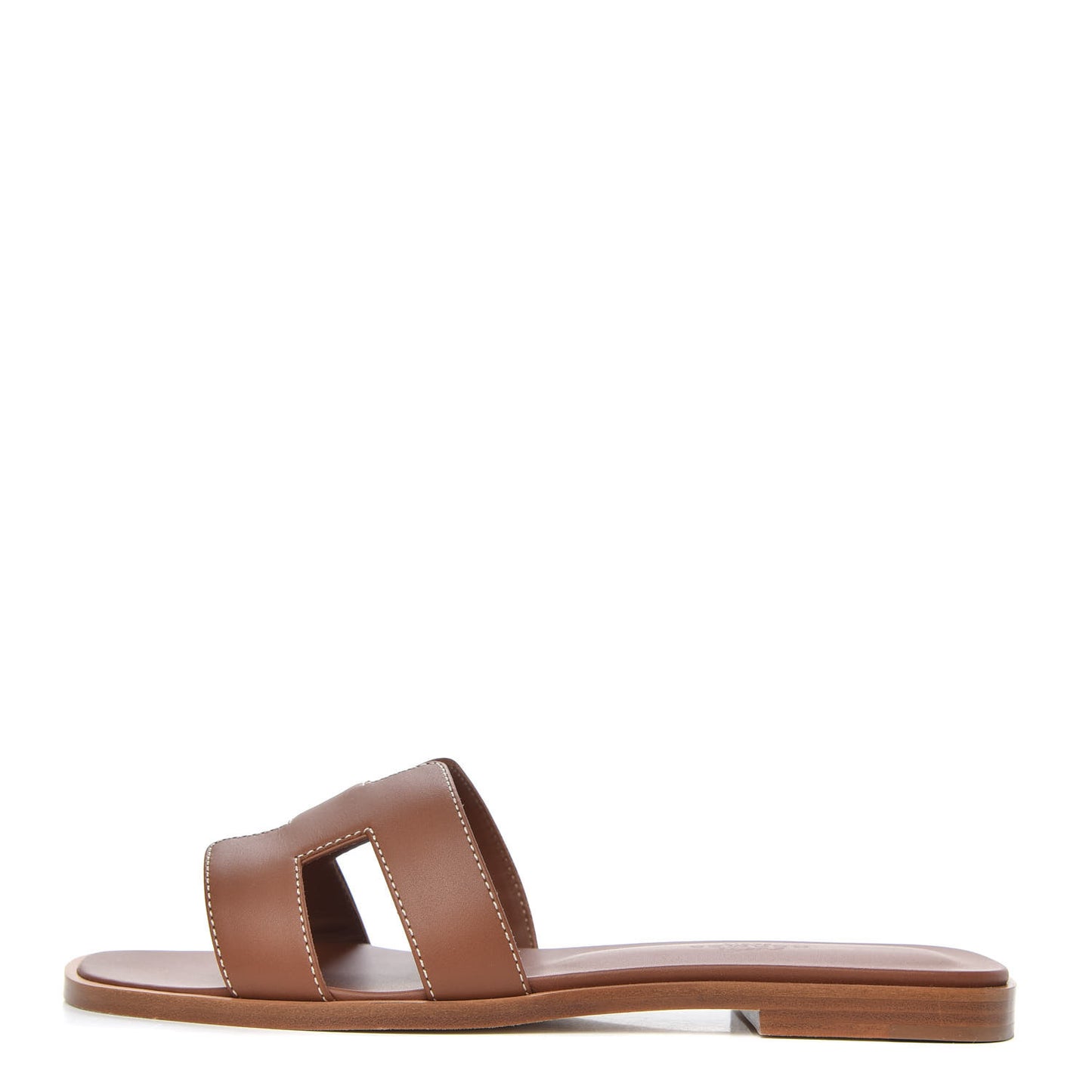 Box Calfskin Oran Sandals 36 Gold