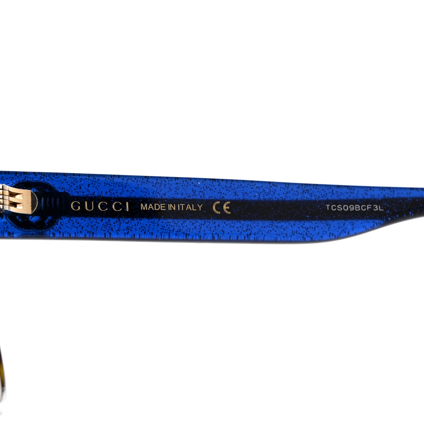 Acetate Round Web Sunglasses GG 0035S Blue