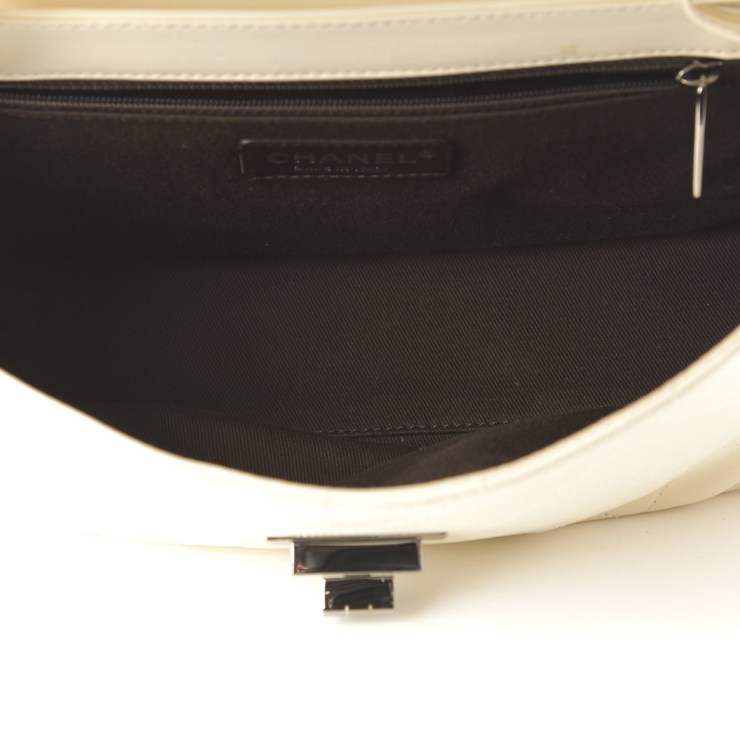 Chanel Lambskin Quilted Mademoiselle Flap White 5 of 11