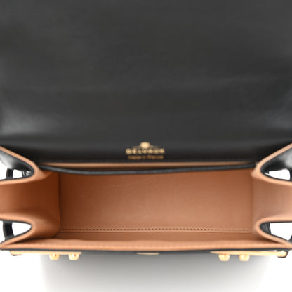 Delvaux Smooth Calfskin Mini Tempete Satchel Black 5 of 8