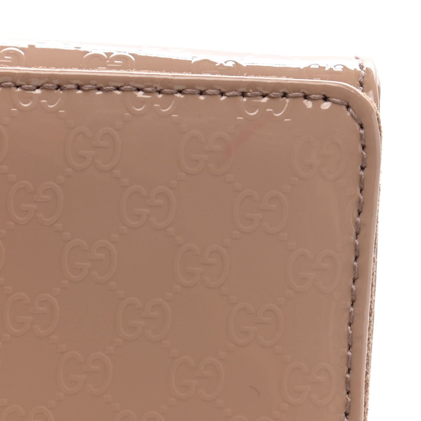 Patent Microguccissima Small Broadway Clutch Dark Cipria
