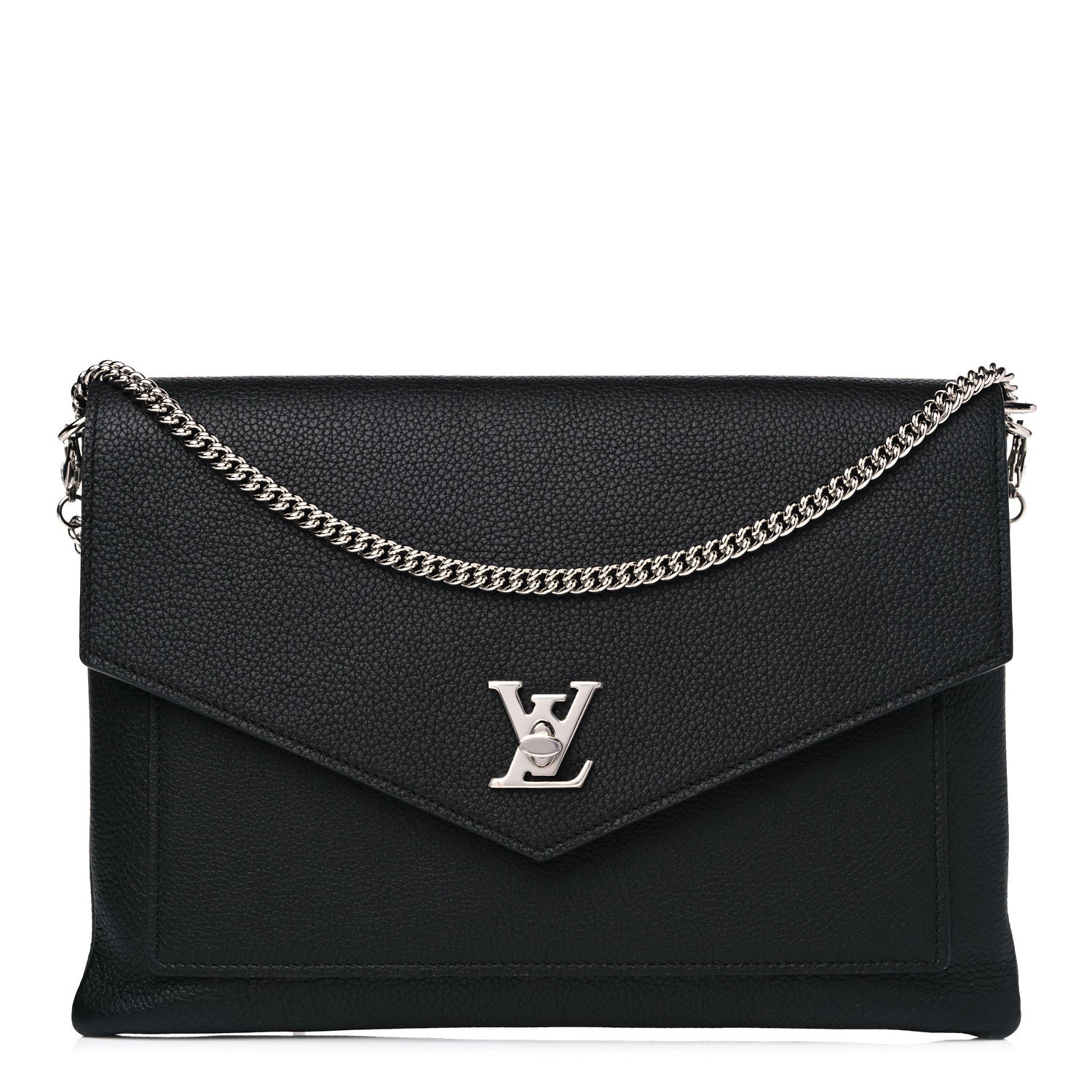 Louis Vuitton Soft Calfskin My Lockme Pochette Black 1 of 11