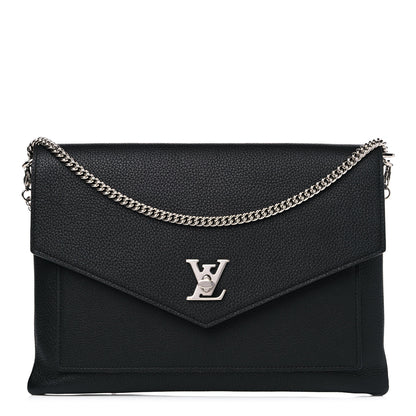 Louis Vuitton Soft Calfskin My Lockme Pochette Black 1 of 11