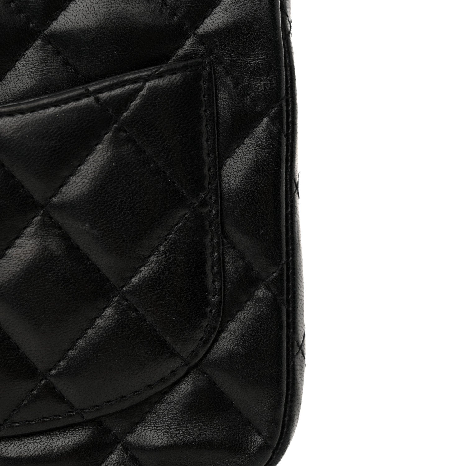 Chanel Lambskin Quilted Mini Square Flap Black 13 of 14