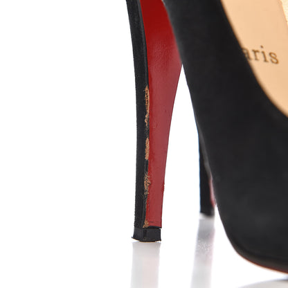 Christian Louboutin Suede Royal Miss Clichy 140 Pumps 37 Black 11 of 19