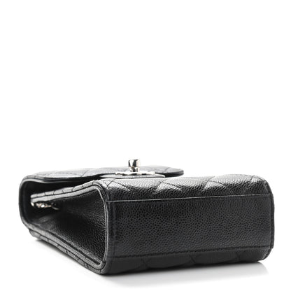 Chanel Caviar Quilted Classic Phone Holder Black 4 of 12