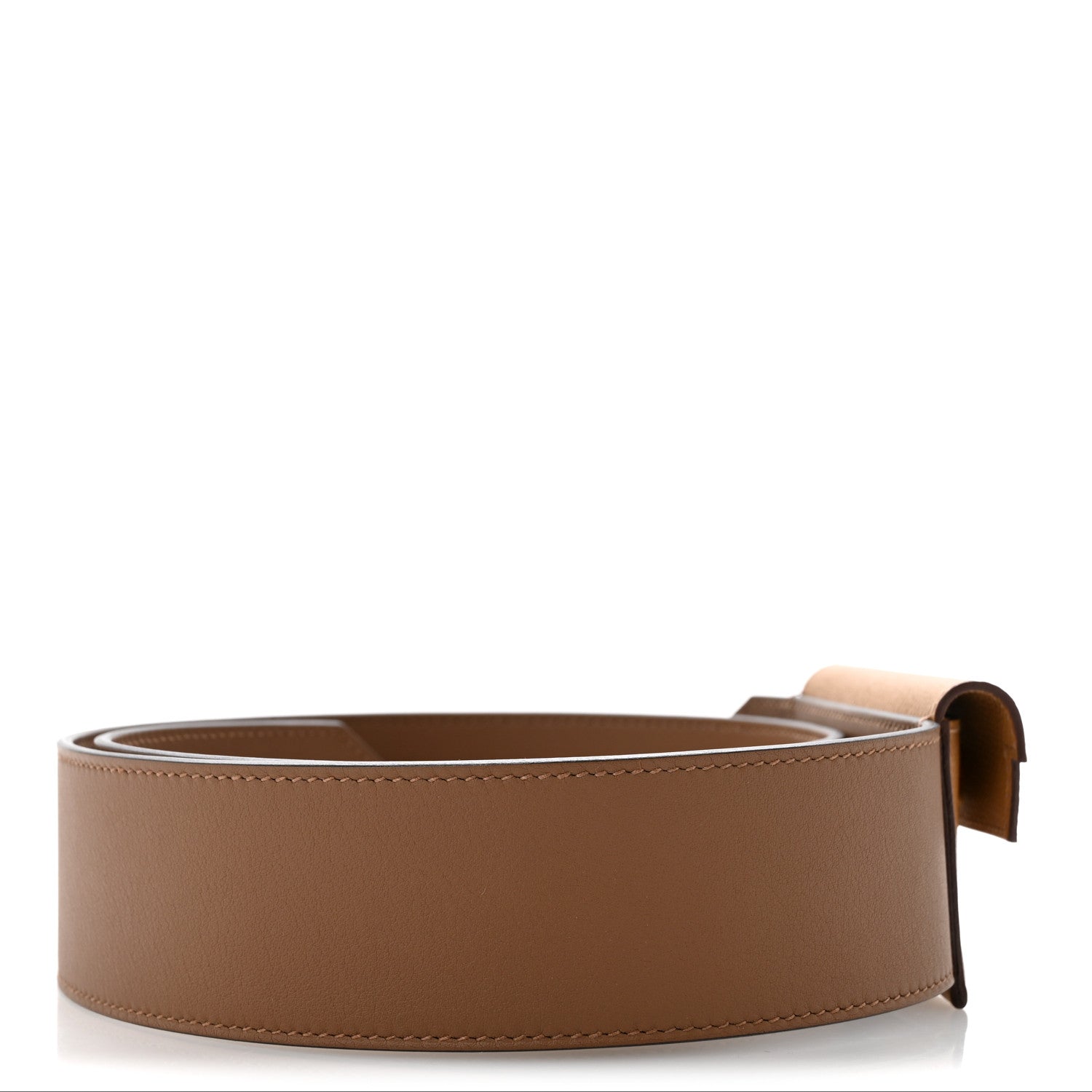 Hermes Swift Epsom Pocket Kelly Shoulder Strap Alezan Biscuit 2 of 9