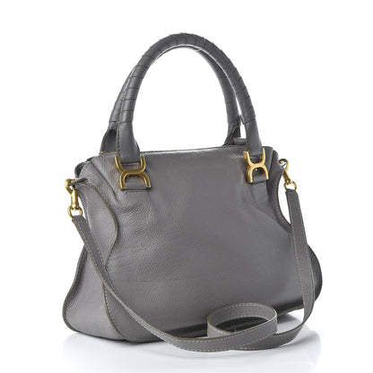 Chloe Calfskin Medium Marcie Satchel Cashmere Grey 4 of 12