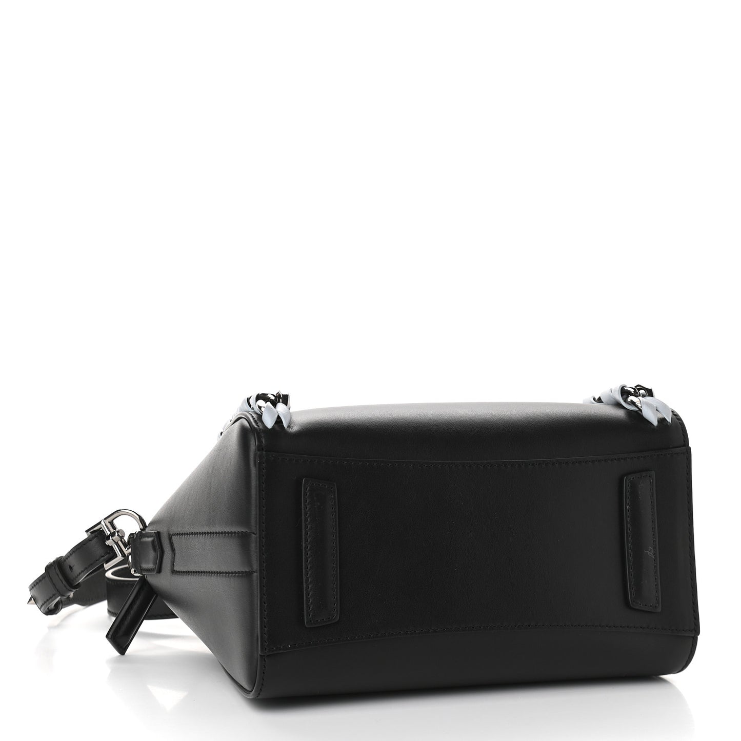 Smooth Calfskin Mini Chain Weave Antigona Black