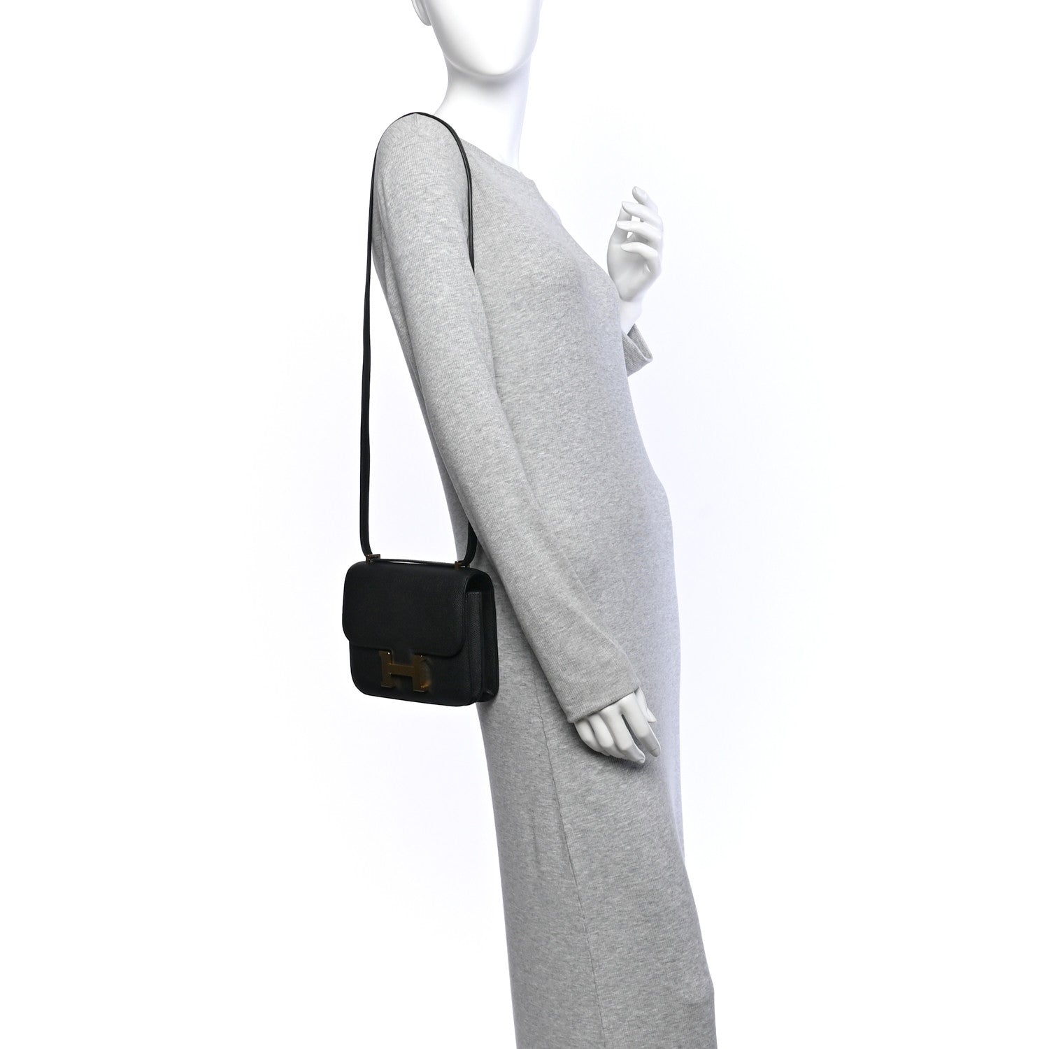 Hermes Epsom Constance 18 Black 2 of 12