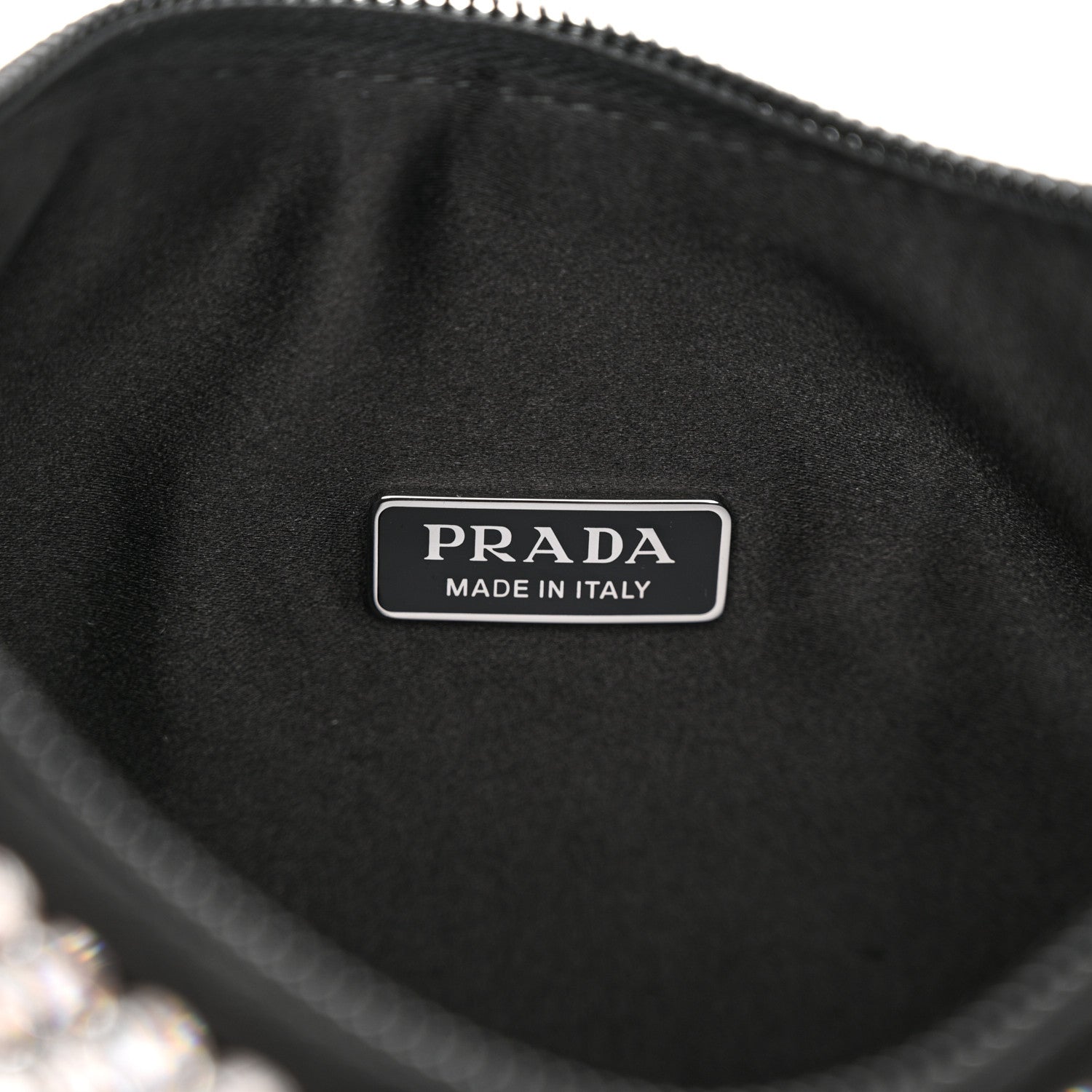 Prada Satin Crystal Mini Re-Edition 2000 Bag Cristal 6 of 10