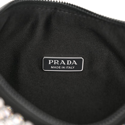 Prada Satin Crystal Mini Re-Edition 2000 Bag Cristal 6 of 10