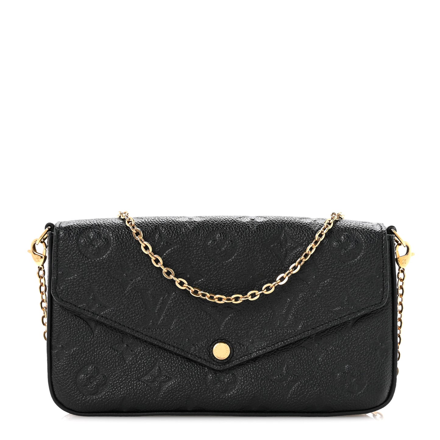 Empreinte Pochette Felicie Chain Wallet Black