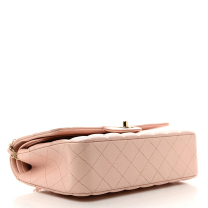 Chanel Caviar Quilted Medium Double Flap Light Pink 4 of 10