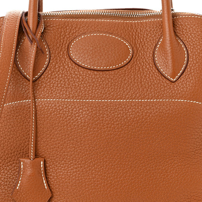 Hermes Taurillon Clemence Bolide 31 Gold 8 of 11
