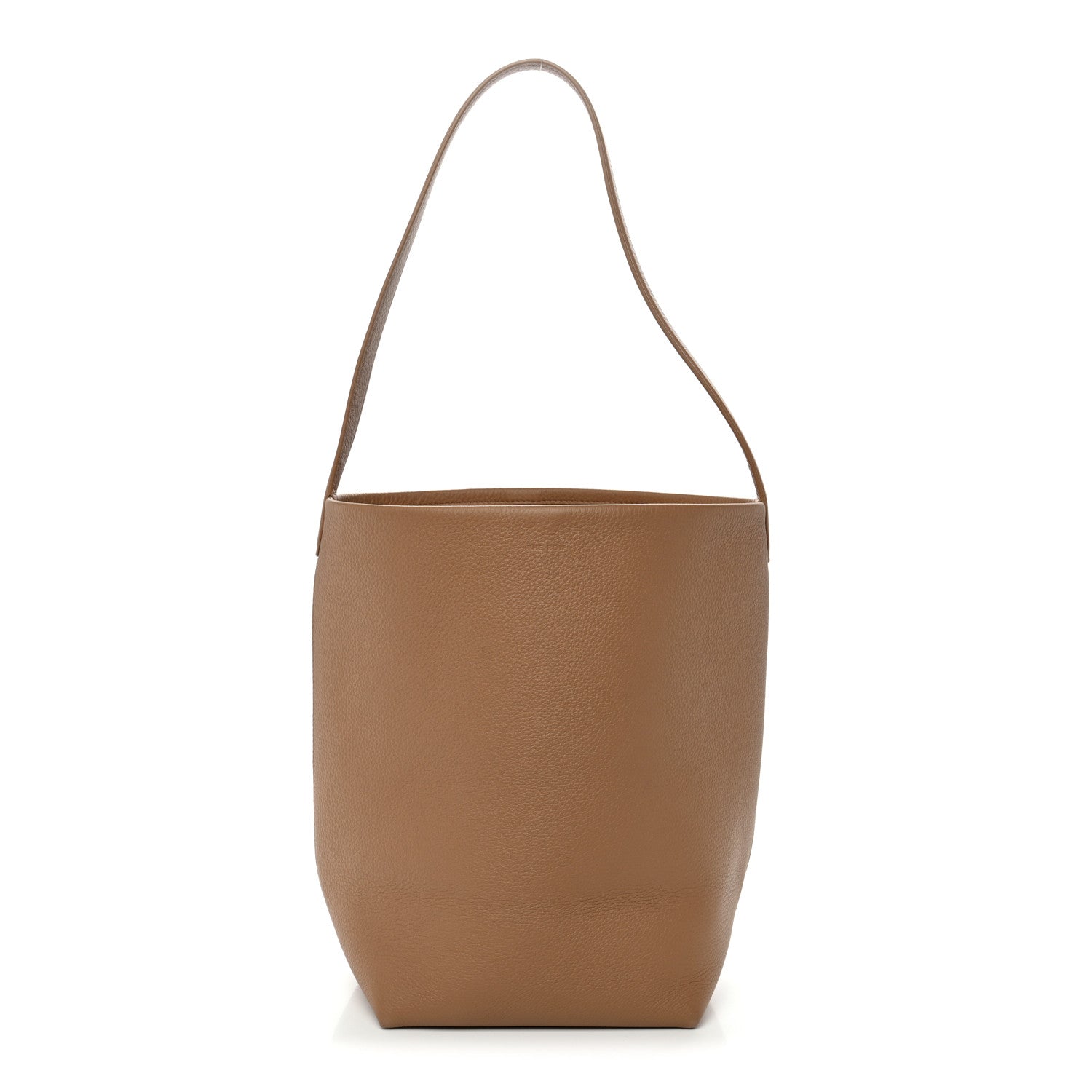 The Row Grained Calfskin Medium N/S Park Tote Sandpit 1 of 10