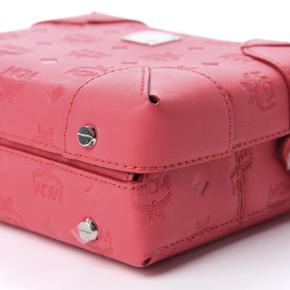 MCM Calfskin Ottomar Monogram Soft Berlin Crossbody Teaberry 8 of 10