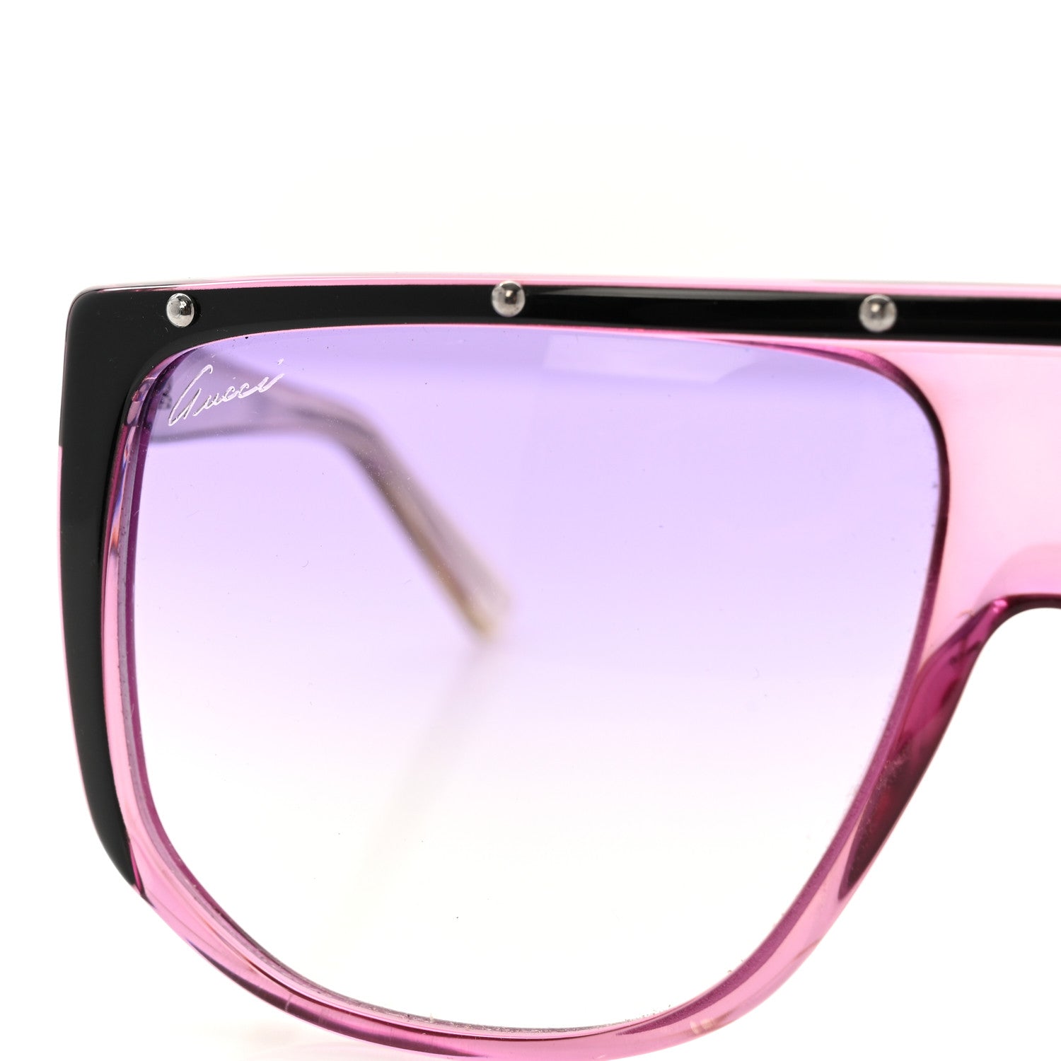Gucci Studded Shield Sunglasses GG 3705/S Purple 7 of 7