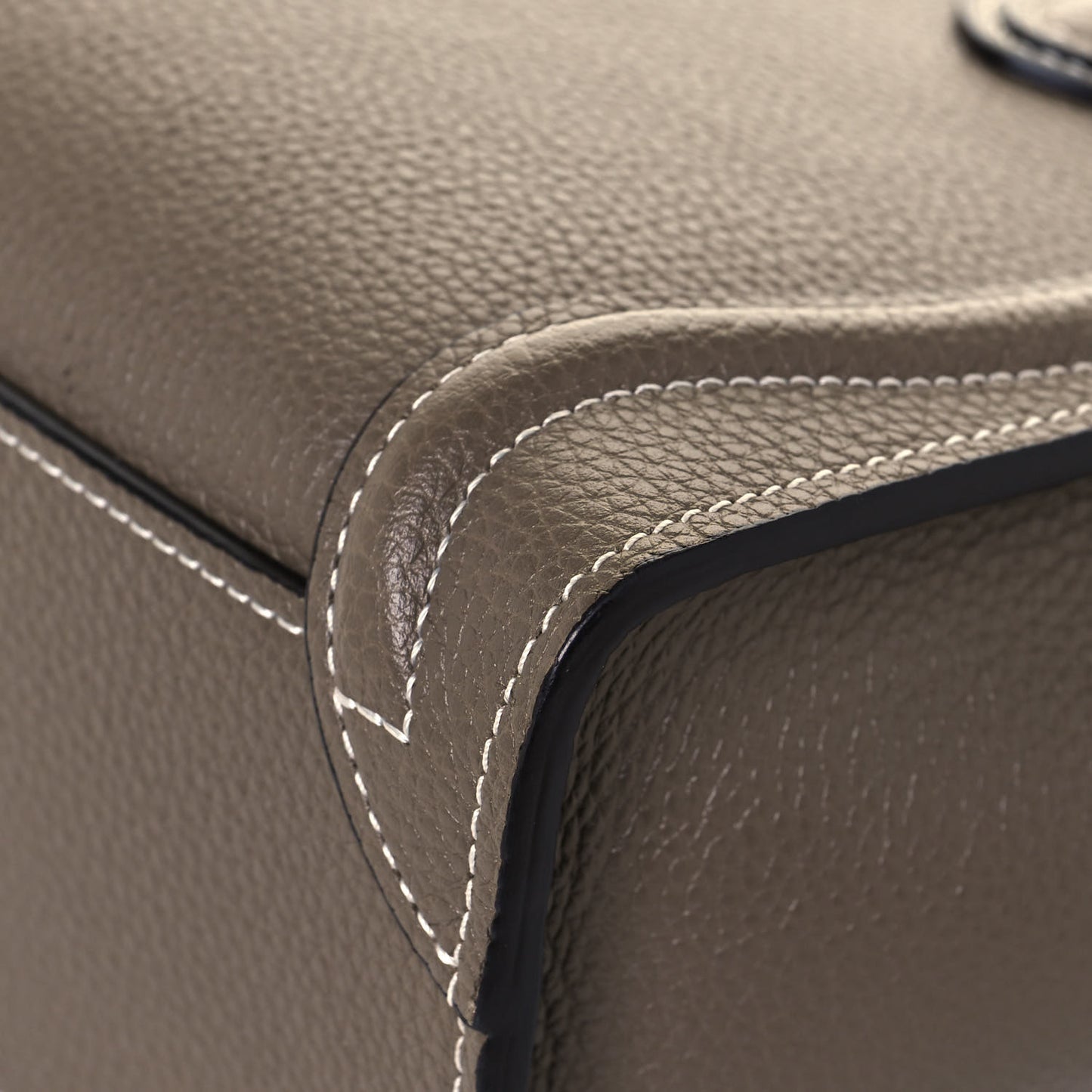 Drummed Calfskin Nano Luggage Souris