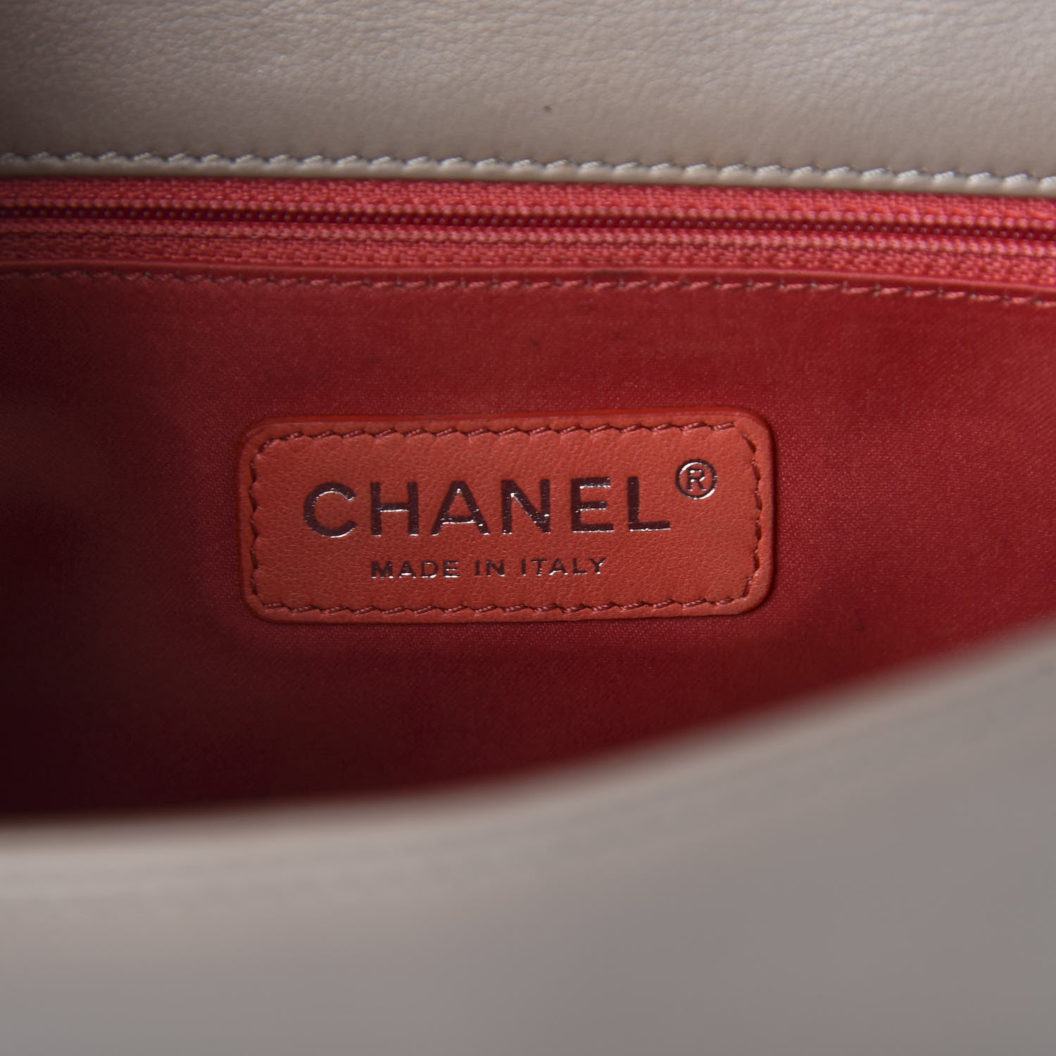 Chanel Vinyl Lipstick Flap Dark Beige 5 of 9