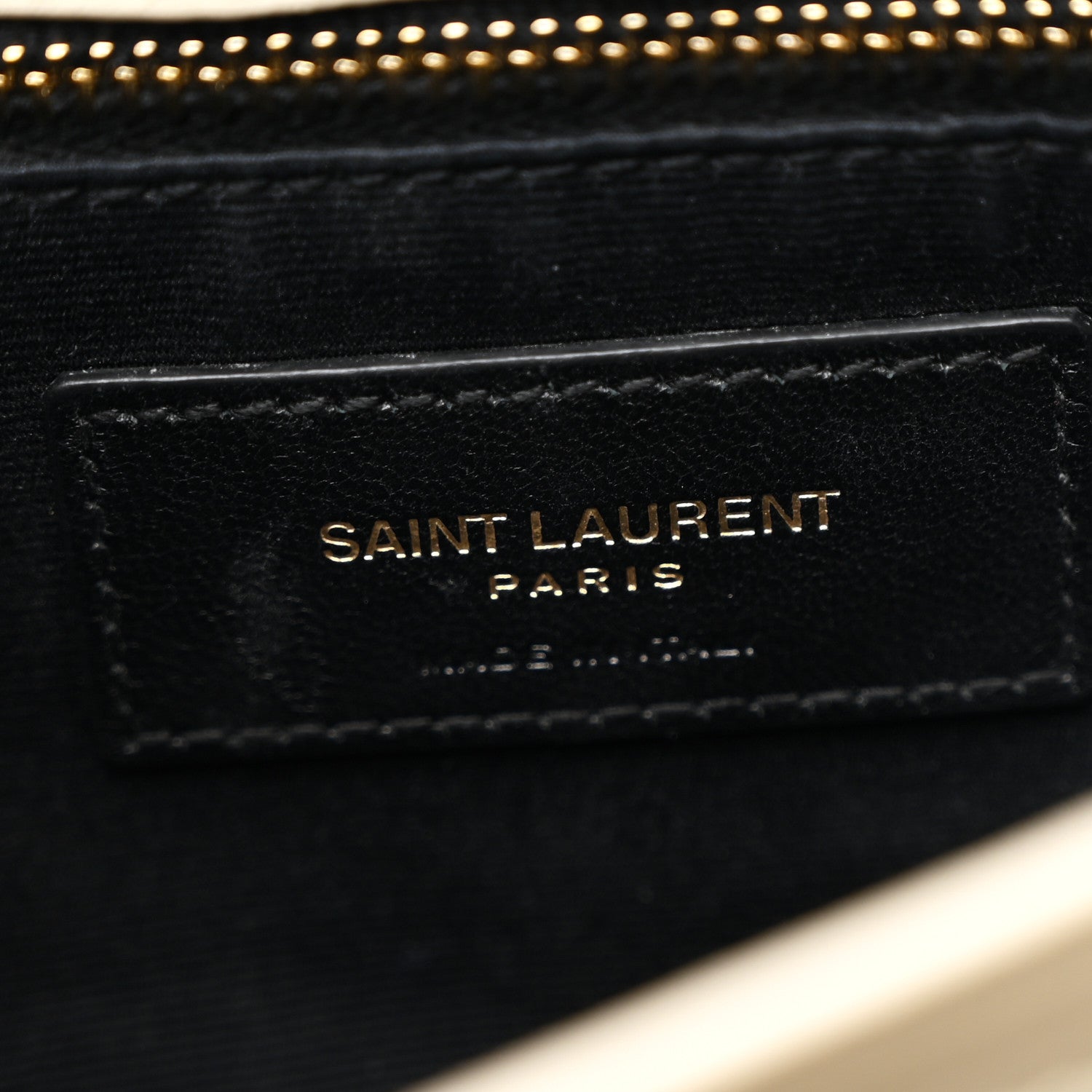 Saint Laurent Calfskin Y Quilted Monogram Toy Loulou Crossbody Bag Crema Soft 7 of 12
