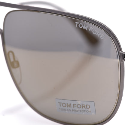 Tom Ford Dominic Aviator Sunglasses TF451 Silver 7 of 8