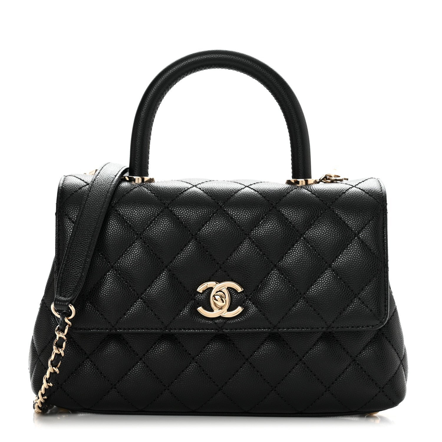 Chanel Caviar Quilted Mini Coco Handle Flap Black 1 of 11