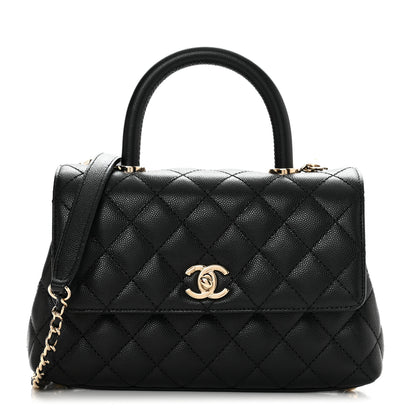 Chanel Caviar Quilted Mini Coco Handle Flap Black 1 of 11