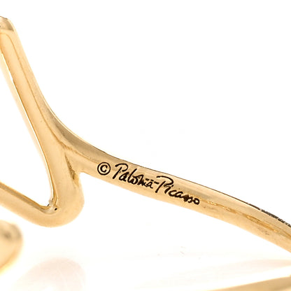 Tiffany 18K Yellow Gold Paloma's Graffiti Love Ring 50 5.5 5 of 5