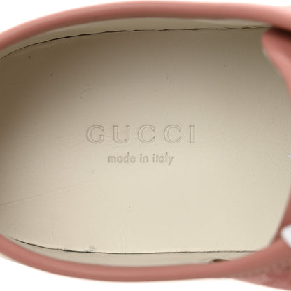 Gucci GG Monogram Calfskin Womens Low Top Sneakers 37 Pink Soft Pink 7 of 14