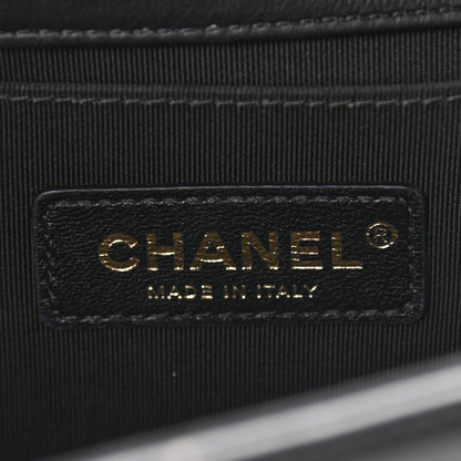 Chanel Calfskin Quilted Medium Boy Flap Black 6 of 13