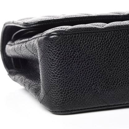 Chanel Caviar Quilted Medium Double Flap Black 5 of 9