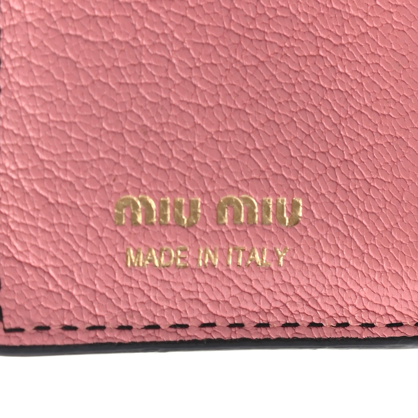 Goatskin Madras Small Wallet Black Rosa
