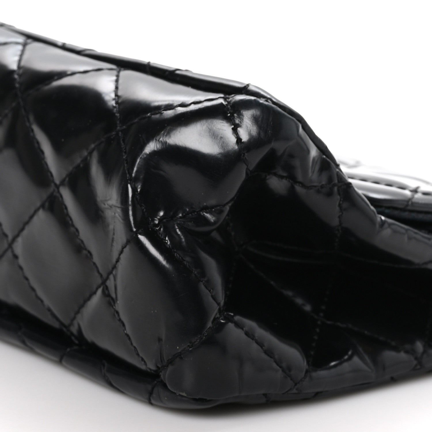 Chanel Patent Quilted 2.55 Reissue 227 Double Flap Black 10 of 10