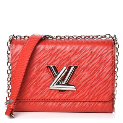 Louis Vuitton Epi Twist Shoulder Bag MM Coquelicot 1 of 11