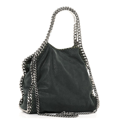 Stella McCartney Shaggy Deer Mini Falabella Fold Over Tote Pine 3 of 10