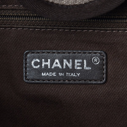 Chanel Canvas Large Deauville Tote Ecru 8 of 11