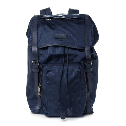 Gucci Nylon Monogram Medium Light Double Buckle Backpack Tide 1 of 11