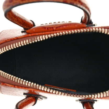 Givenchy Calfskin Crocodile Embossed Mini Antigona Cognac 5 of 10