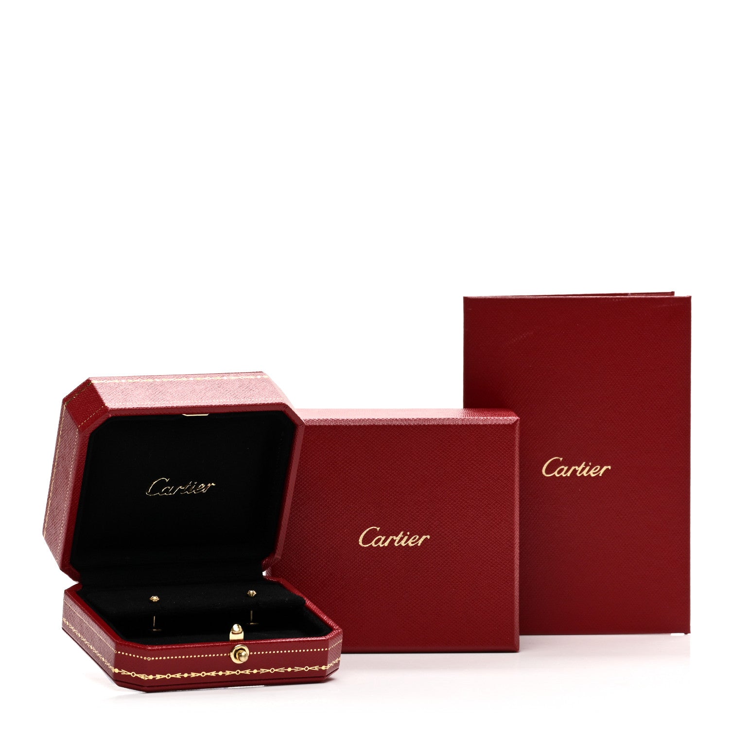 Cartier 18K Yellow Gold Diamond XS D'Amour Earrings 5 of 5