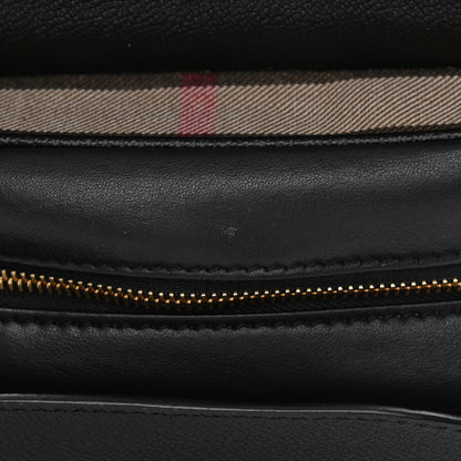 Burberry Soft Grain Calfskin Small Buckle Zip Bag Black 11 of 17