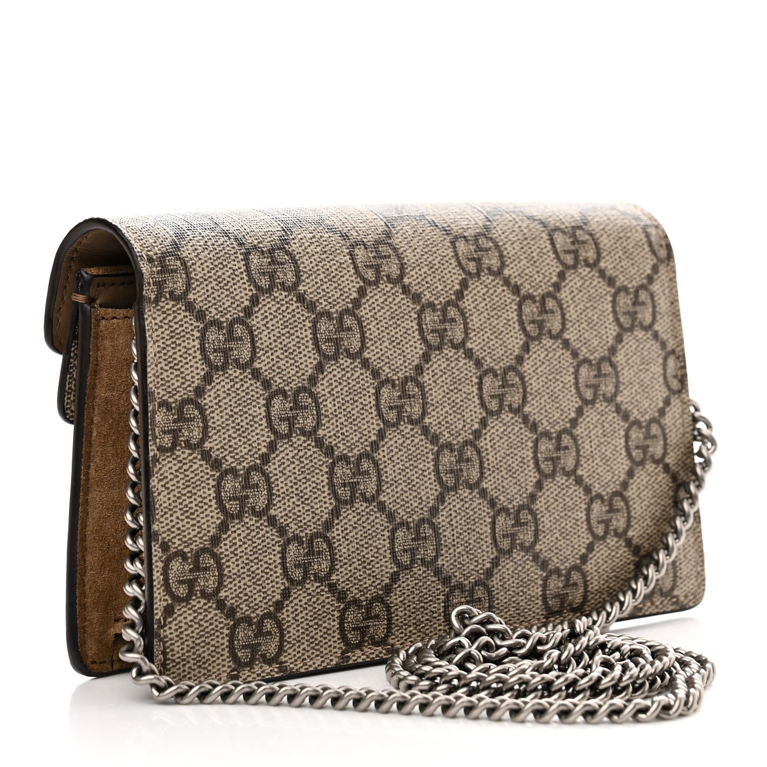 Gucci GG Supreme Monogram Super Mini Dionysus Shoulder Bag Taupe 3 of 11