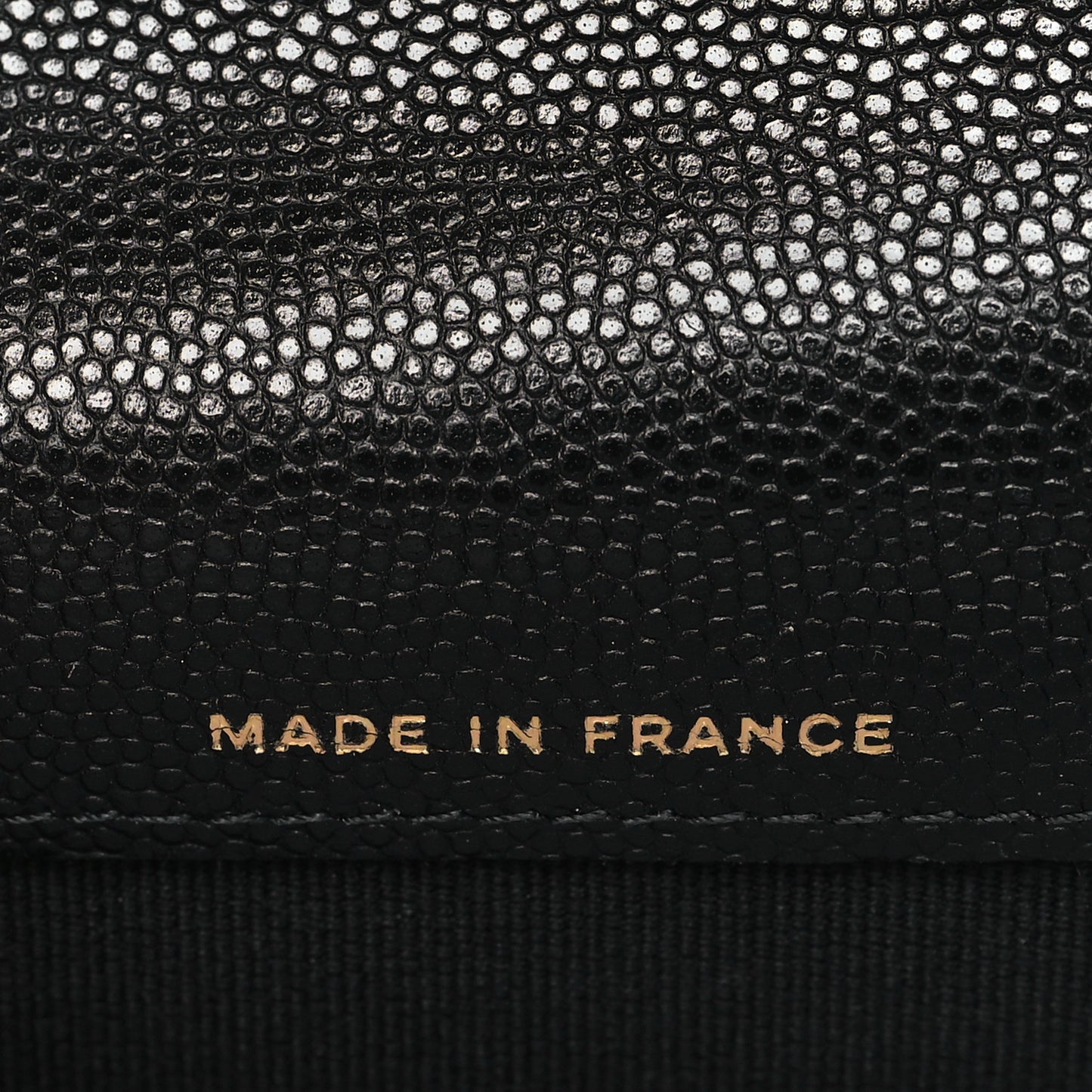 Caviar Quilted Textured CC Flap Card Holder Black