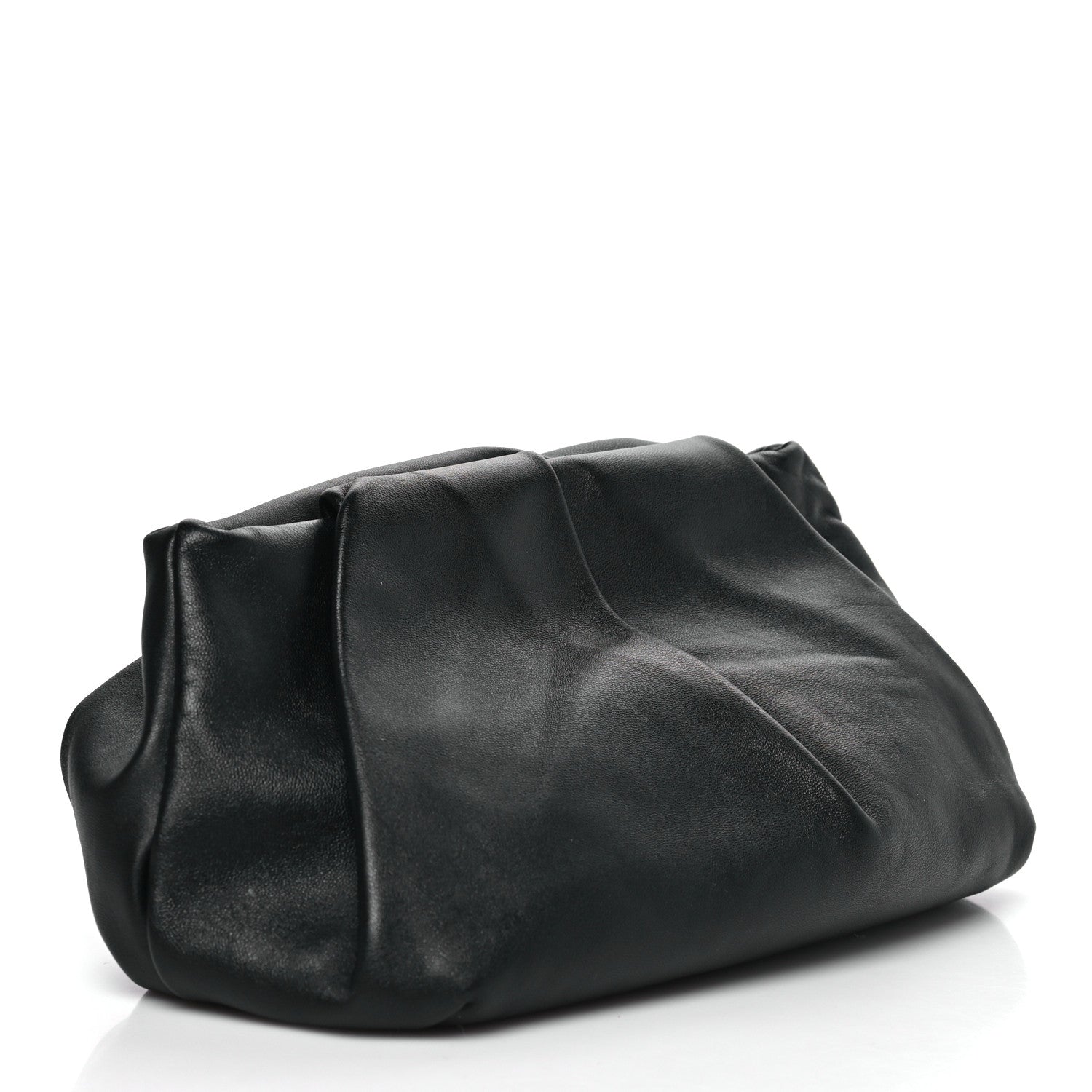 Burberry Lambskin Rose Clutch Black 3 of 9